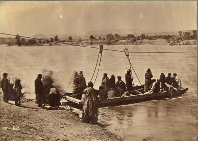 Ferry near Fort Laramie, Dakota by Alexander Gardner